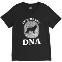 Karakachan T  Shirt Karakachan It`s In My D N A Fingerprint I Dog Kara V-neck Tee | Artistshot