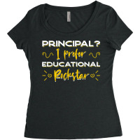 Principal School Head Teacher Headmaster Headmistress T Shirt Women's Triblend Scoop T-shirt | Artistshot