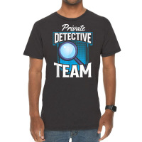 Private Detective Team Spy Investigator Investigation T Shirt Vintage T-shirt | Artistshot