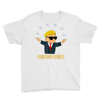 Wall Street Bets Diamond Hands Wsb Meme For Men Women T Shirt Youth Tee Designed By Roswellkolbeck
