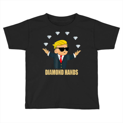 Wall Street Bets Diamond Hands Wsb Meme For Men Women T Shirt Toddler T-shirt Designed By Roswellkolbeck