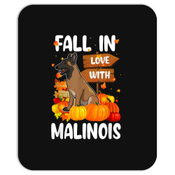 fall in love with malinois dog on pumkin halloween Mousepad | Artistshot