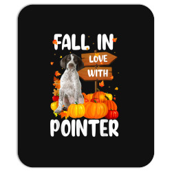 fall in love with pointer dog on pumkin halloween Mousepad | Artistshot