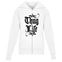 Thug Life Youth Zipper Hoodie | Artistshot