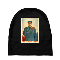 Vintage Russian Joseph Stalin Soviet Union Ussr Communist T Shirt Baby Beanies | Artistshot