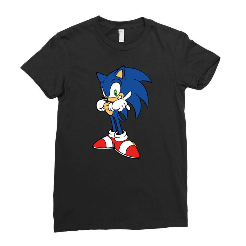 Shadow Hadgehog Ladies Fitted T-Shirt by yogistira | Artistshot