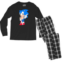 Shadow  The Hedgehog Men's Long Sleeve Pajama Set | Artistshot