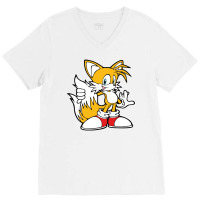 Tails  Shadow Hedgehog V-neck Tee | Artistshot