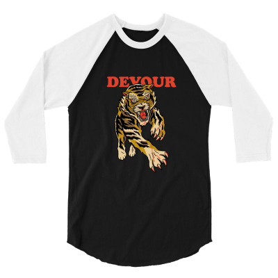 Devour 3/4 Sleeve Shirt Designed By Blackstone
