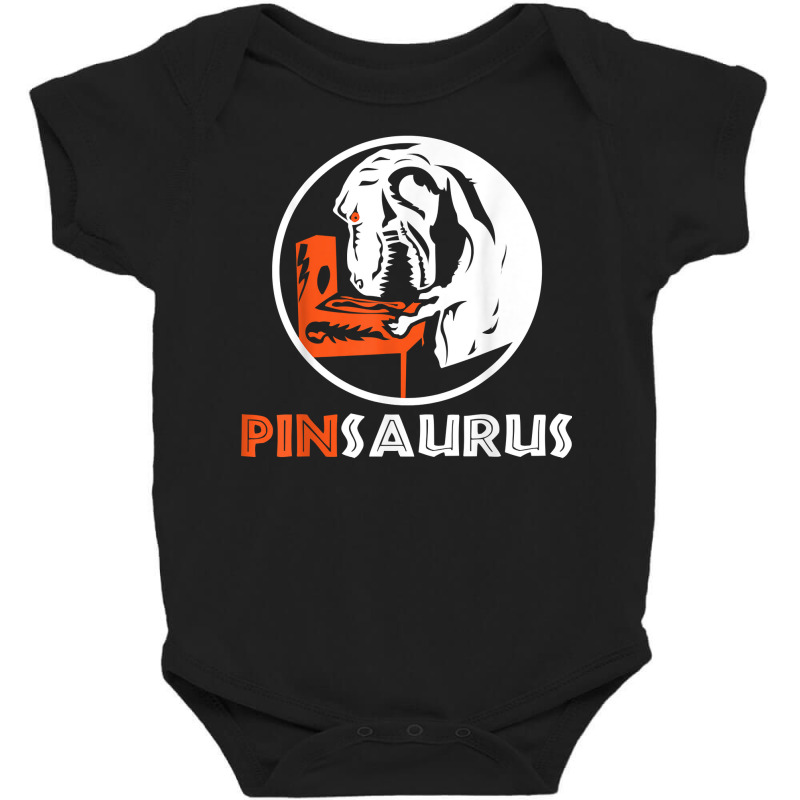 Dinosaurs Pinball Gamer   Pinball Machine Flipping T Shirt Baby Bodysuit | Artistshot