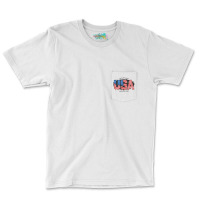 American Pride Usa Flag Pocket T-shirt | Artistshot