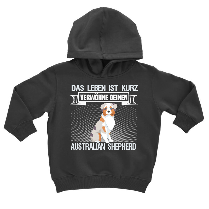 Australian Shepherd T  Shirt Design For Dog Lover And Australian Sheph Toddler Hoodie by shiftkraft | Artistshot