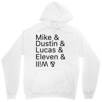 Mike & Dustin & Lucas & Will & Unisex Hoodie | Artistshot