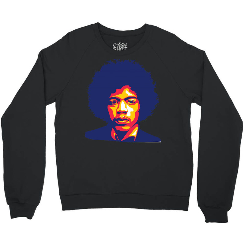 Jimi Hendrix Fire Crewneck Sweatshirt | Artistshot