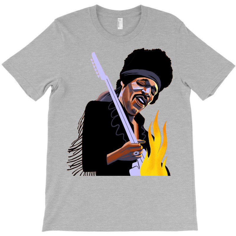 Jimi Hendrix Playing The Guitar T-shirt | Artistshot