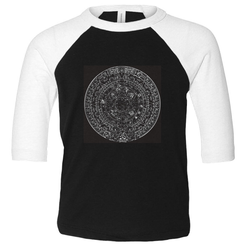 Mayan Aztec Mythical Calendar 2012 Toddler 3/4 Sleeve Tee by rajaaempat | Artistshot