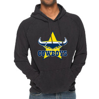 The-north-queensland-cowboys-pen Vintage Hoodie | Artistshot