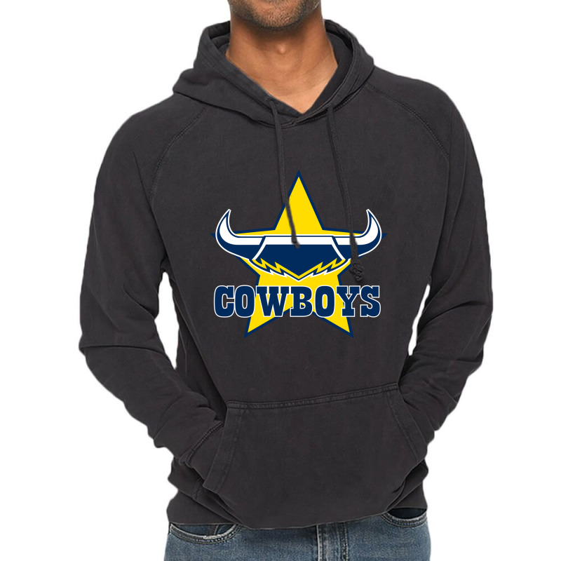 The-north-queensland-cowboys-pen Vintage Hoodie | Artistshot