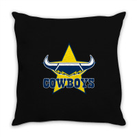 The-north-queensland-cowboys-pen Throw Pillow | Artistshot