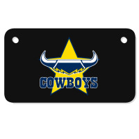 The-north-queensland-cowboys-pen Motorcycle License Plate | Artistshot