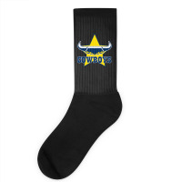 The-north-queensland-cowboys-pen Socks | Artistshot