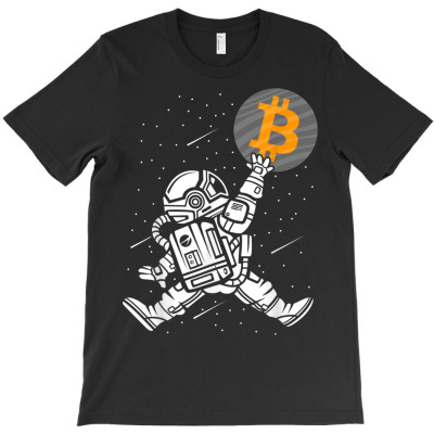Astronaut Bitcoin Hodl Btc Crypto T-shirt Designed By Bariteau Hannah