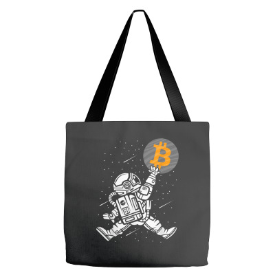 Astronaut Bitcoin Hodl Btc Crypto Tote Bags Designed By Bariteau Hannah