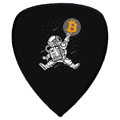 Astronaut Bitcoin Hodl Btc Crypto Shield S Patch Designed By Bariteau Hannah