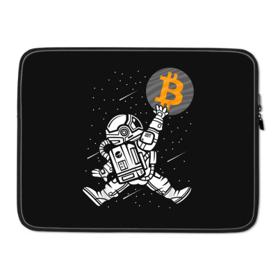 Astronaut Bitcoin Hodl Btc Crypto Laptop Sleeve Designed By Bariteau Hannah