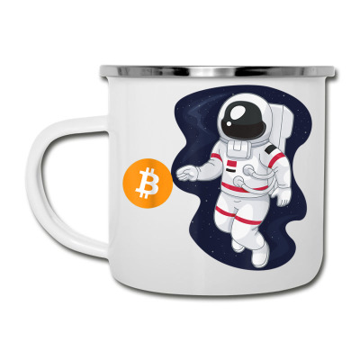 Astronaut Btc To The Moon Camper Cup Designed By Bariteau Hannah