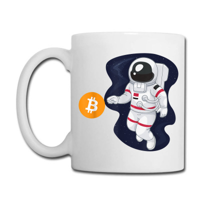 Astronaut Btc To The Moon Coffee Mug Designed By Bariteau Hannah