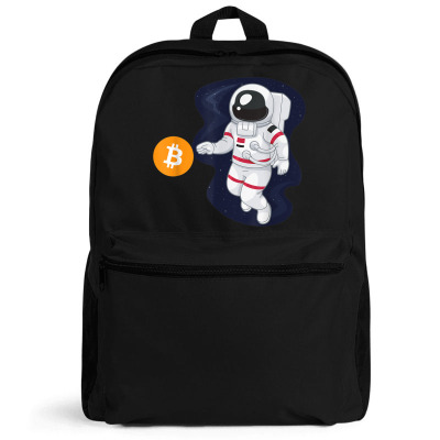 Astronaut Btc To The Moon Backpack Designed By Bariteau Hannah