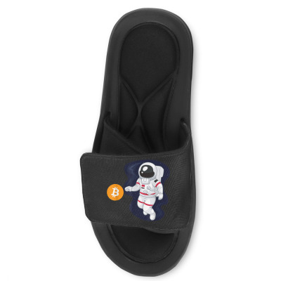 Astronaut Btc To The Moon Slide Sandal Designed By Bariteau Hannah