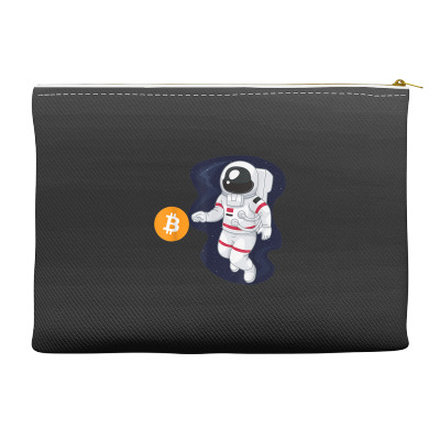 Astronaut Btc To The Moon Accessory Pouches Designed By Bariteau Hannah