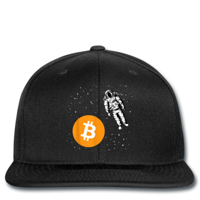 Astronaut Btc To The Moon Printed Hat Designed By Bariteau Hannah