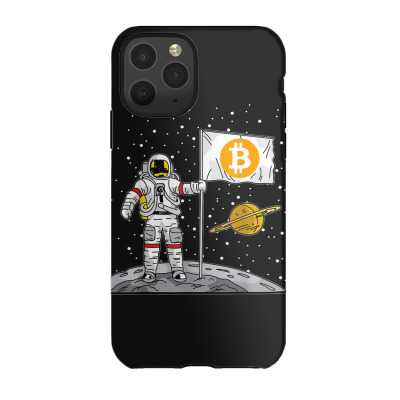 Bitcoin Astronaut To The Moon Blockchain Iphone 11 Pro Case Designed By Bariteau Hannah