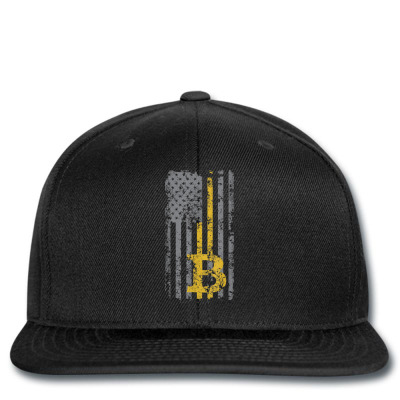 Bitcoin Usa Flag Printed Hat Designed By Bariteau Hannah
