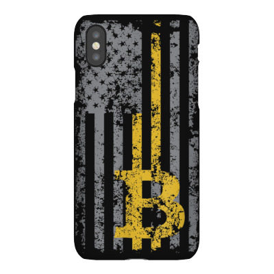 Bitcoin Usa Flag Iphonex Case Designed By Bariteau Hannah