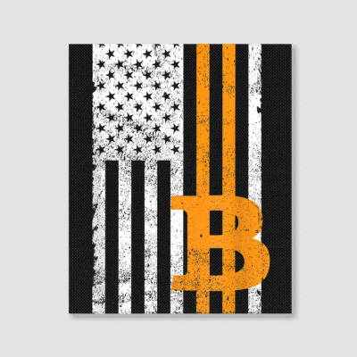 Crypto Currency Traders Bitcoin Portrait Canvas Print Designed By Bariteau Hannah
