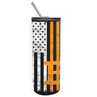 Crypto Currency Traders Bitcoin Skinny Tumbler Designed By Bariteau Hannah