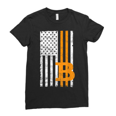 Crypto Currency Traders Bitcoin Ladies Fitted T-shirt Designed By Bariteau Hannah