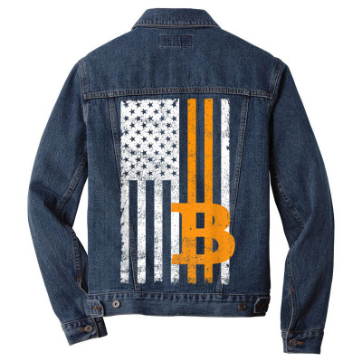 Crypto Currency Traders Bitcoin Men Denim Jacket Designed By Bariteau Hannah