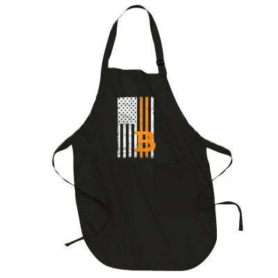 Crypto Currency Traders Bitcoin Full-length Apron Designed By Bariteau Hannah