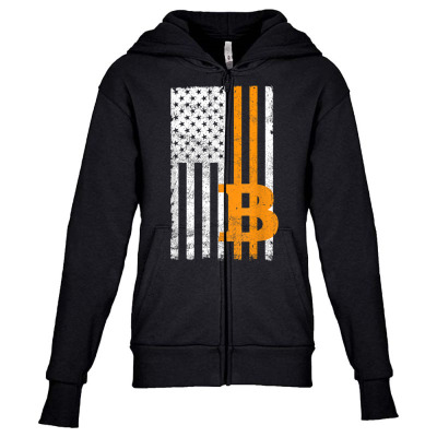 Crypto Currency Traders Bitcoin Youth Zipper Hoodie Designed By Bariteau Hannah