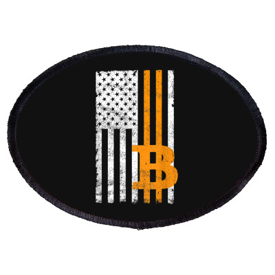 Crypto Currency Traders Bitcoin Oval Patch Designed By Bariteau Hannah