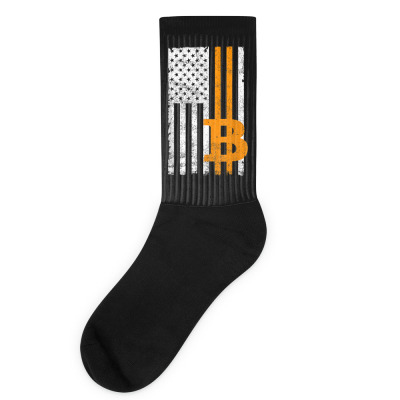 Crypto Currency Traders Bitcoin Socks Designed By Bariteau Hannah