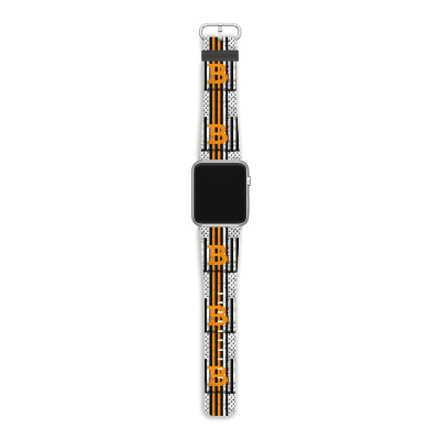 Crypto Currency Traders Bitcoin Apple Watch Band Designed By Bariteau Hannah