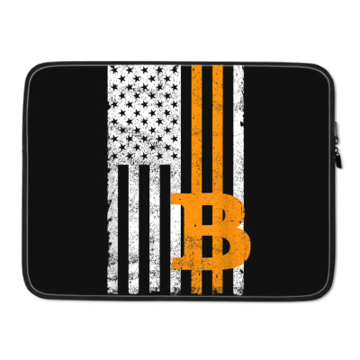 Crypto Currency Traders Bitcoin Laptop Sleeve Designed By Bariteau Hannah
