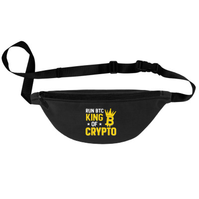 King Of Crypto Bitcoin Fanny Pack Designed By Bariteau Hannah