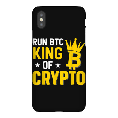King Of Crypto Bitcoin Iphonex Case Designed By Bariteau Hannah